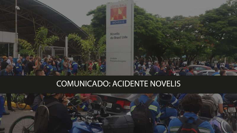 COMUNICADO: Acidente fatal com motorista de transportadora na Novelis