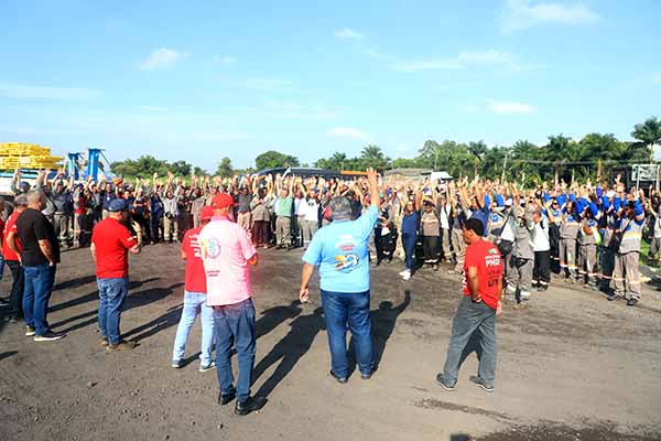 Trabalhadores da Construção Civil entram em estado de greve na GV do Brasil